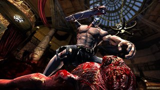 Illustration for article titled Splatterhouse Screens Get Chunks Of Stuff All Over The Place